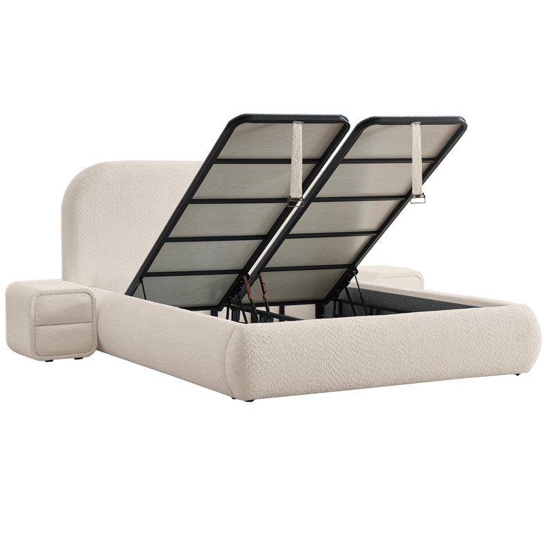 Тапицирана спалня с матрак FABER 150 х 200, снимка 3