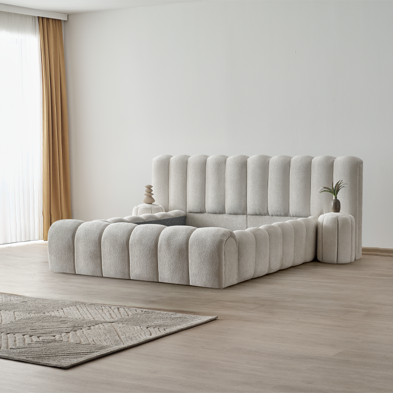 Тапицирана спалня с ракла CARLA 160 х 200, снимка 3
