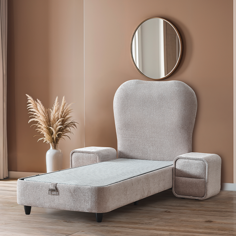 Тапицирано легло с ракла MOON 90 х 190, снимка 3
