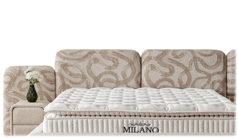 Тапицирана спалня с матрак MILANO
