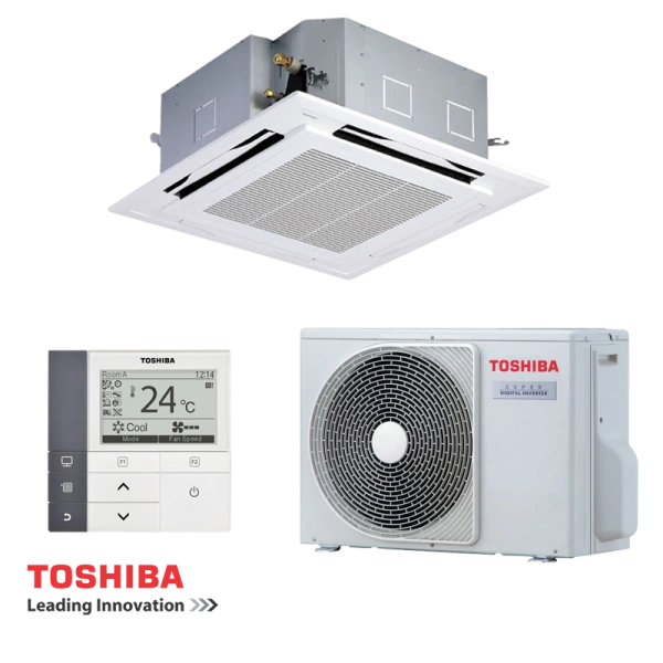 Cassette Air conditioner Toshiba RAV-HM801UTP-E + RAV-GM801ATP-E