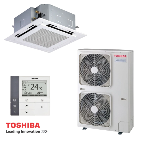 Cassette Air conditioner Toshiba RAV-HM1601UTP-E + RAV-GM1601ATP-E