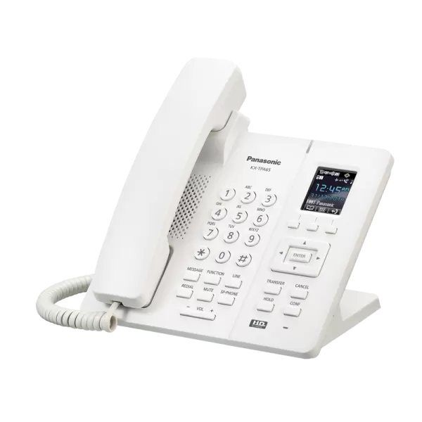 Безжичен телефон Panasonic KX-TPА65 - бял - 1