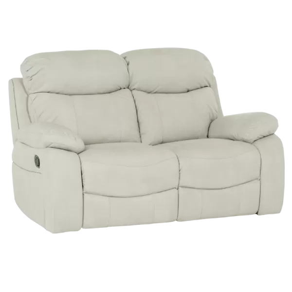 Recliner sofa 2-seater SELENA - cream 101