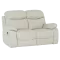 Recliner sofa 2-seater SELENA - cream 101