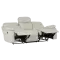 Recliner sofa 3-seater SELENA - cream 101