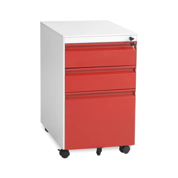 Metal cabinet Carmen CR-1249 L SAND - red - 1