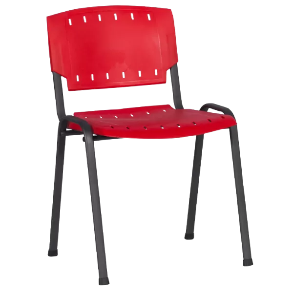 Visitor chair Prizma - red