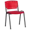 Visitor chair Prizma - red