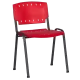 Visitor chair Prizma - red