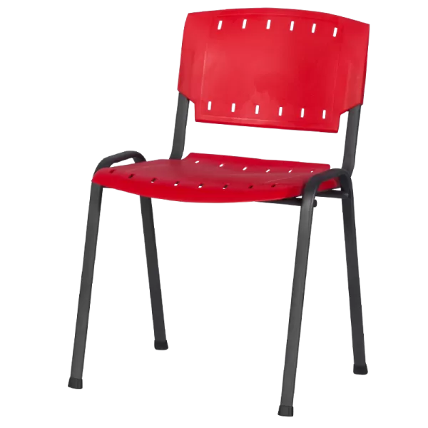 Visitor chair Prizma - red
