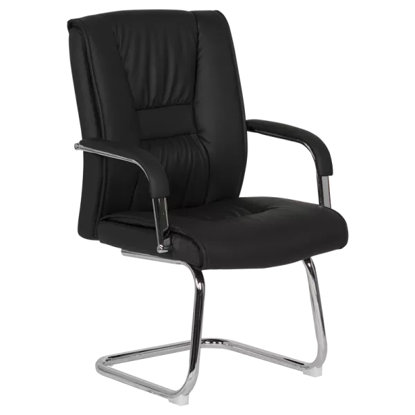 Visitor chair Carmen 6540 - black - 1