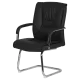 Visitor chair Carmen 6540 - black - 3