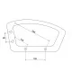 Armrest for chair 6081 - left - 2