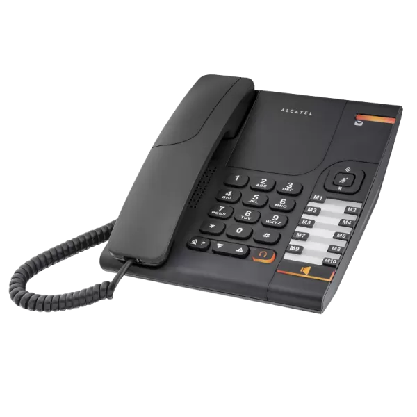 Стационарен телефон Alcatel Temporis 380 - черен - 1