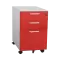 Metal cabinet Carmen CR-1273 L SAND - red - 1