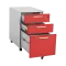 Metal cabinet Carmen CR-1273 L SAND - red - 2