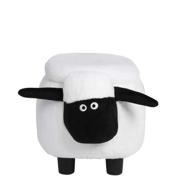 Stool - white sheep - 2