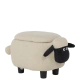 Stool - dark beige sheep