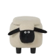 Stool - dark beige sheep