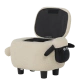 Stool - dark beige sheep