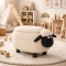 Stool - dark beige sheep