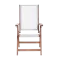 Folding wooden garden chair SVEN - white