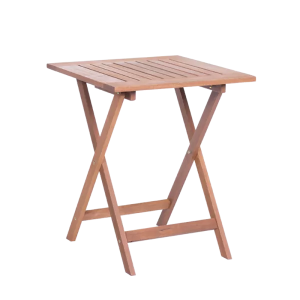 Folding wooden garden table SILKE