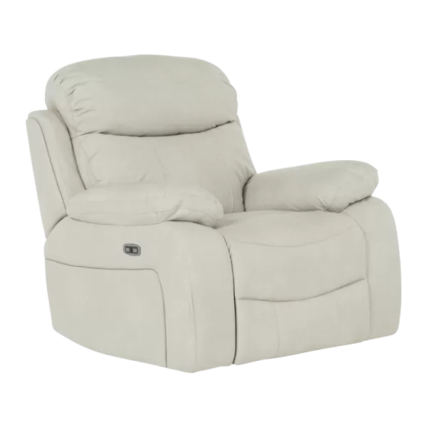 Electric recliner sofa 1-seater SELENA LUX - cream 101