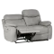 Electric recliner sofa 2-seater SELENA LUX - beige 105
