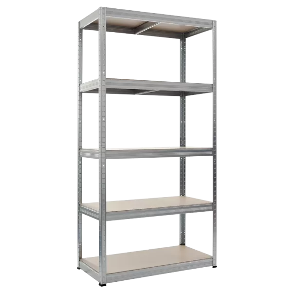 Metal rack STAR 180x90x45 cm, up to 350 kg per shelf - zinc 