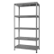 Metal rack HARD 180x100x40 cm, up to 130 kg per shelf  - grey