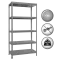 Метален стелаж HARD 180x100x40 см, до 130 кг на рафт  - сив