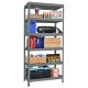 Metal rack HARD 180x100x40 cm, up to 130 kg per shelf  - grey
