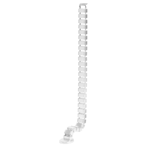 Cable organizer for standing desk RISE - white