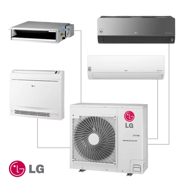 Multi-split system LG MU4R27 U40 - external unit