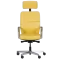 Ergonomic chair SAHARA - mustard LUX
