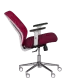 President office chair LORENA - claret