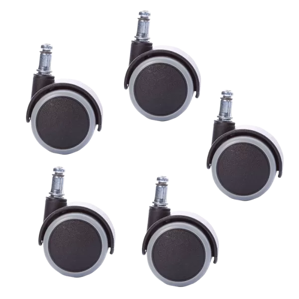 Soft office chair wheels 5 pcs.