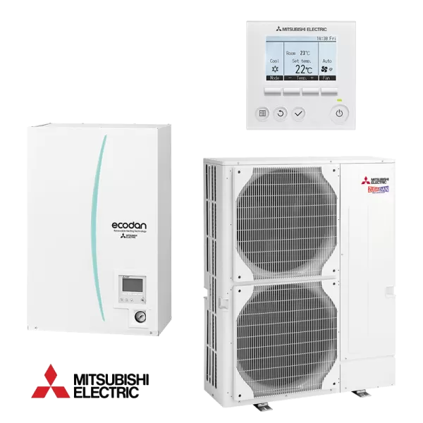 Tермопомпа Hydro box Mitsubishi Ecodan ERSE-MED / PUHZ-SHW230YKA - трифазна