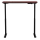 Standing desk Carmen CR-119 - mahagony-black