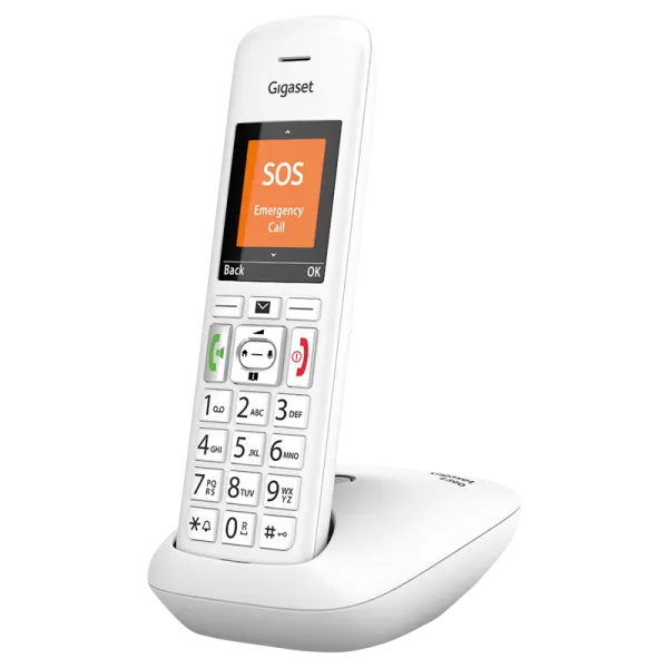 Cordless DECT phone Gigaset E390 - white