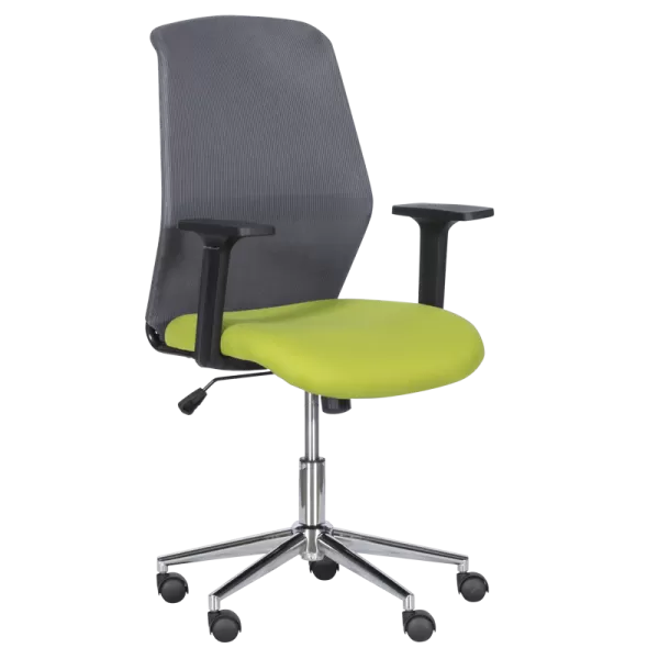 Working chair Carmen 7047-1 - grey-green