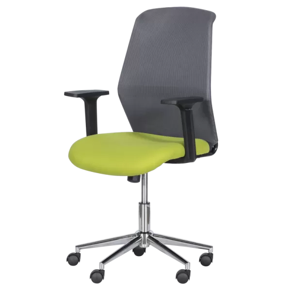 Working chair Carmen 7047-1 - grey-green