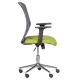 Working chair Carmen 7047-1 - grey-green