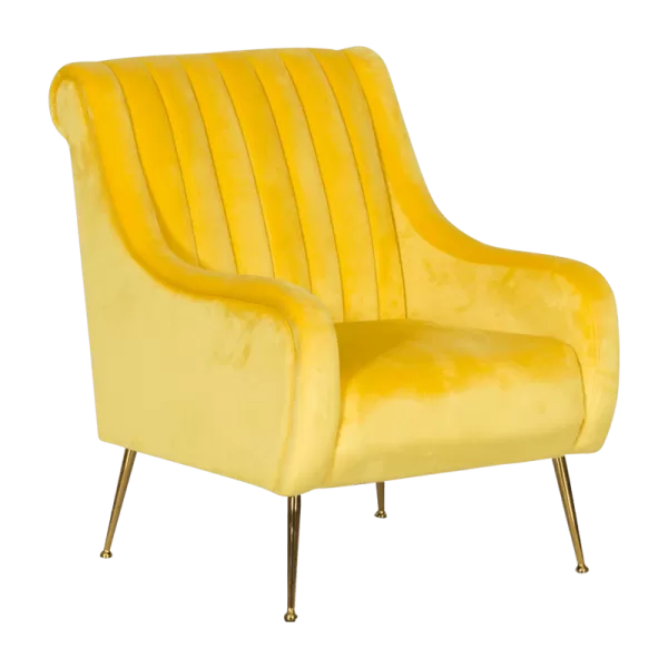 Аrmchair ANITA - yellow HLR