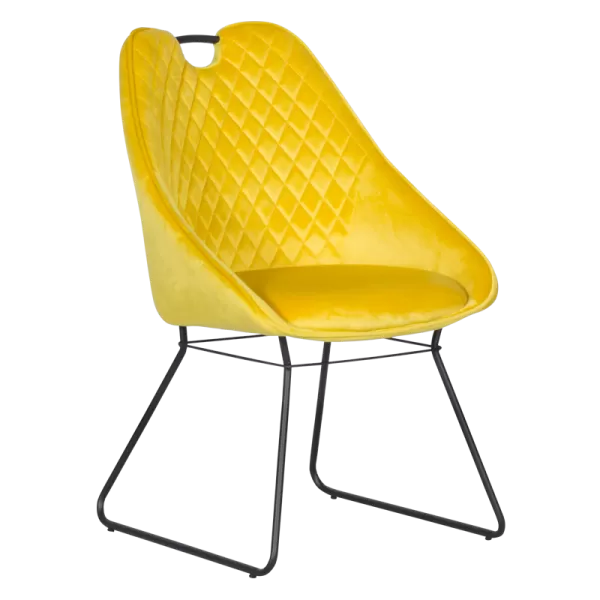 Dining chair GEDLING - yellow BF 2