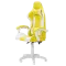 Gaming chair Carmen 6311 - white - yellow