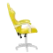 Gaming chair Carmen 6311 - white - yellow