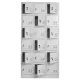 Metal cabinet - CR-1261 JZ - grey